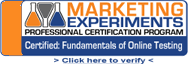 Marketing Experiments Professional Certification Program