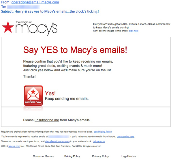 Macyâs Email Review: Does it have the magic of Macyâs to reengage ...